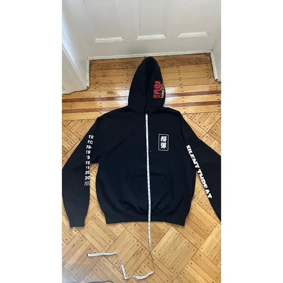 Lu'u Dan Graphic Print Crew Neck Hoodie Year of the Snake Size MEDIUM Oversized